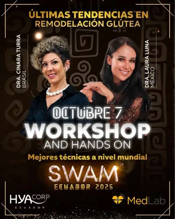 Hands On | Últimas Tendencias en Remodelación Glútea - Dra. Cinara Turra & Dra. Laura Luna - Viernes 10/oct